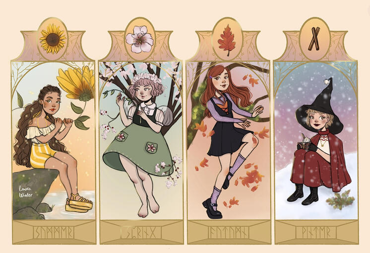Mucha inspired